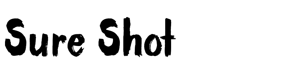 Sure Shot font family download free