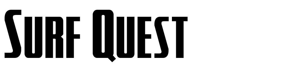 Surf Quest font family download free