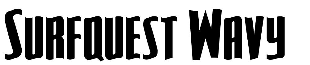 SurfQuest-Wavy font family download free