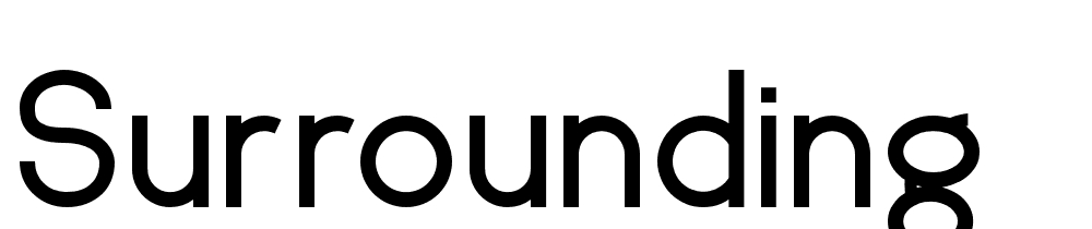 surrounding font family download free