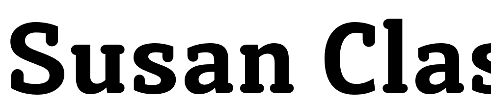 Susan Classic font family download free