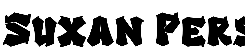 SUXAN Personal Use font family download free