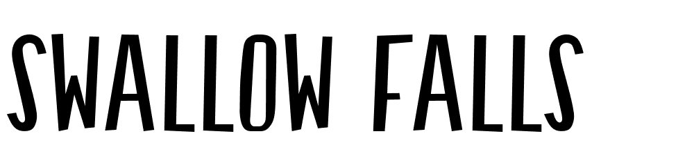 Swallow-Falls font family download free