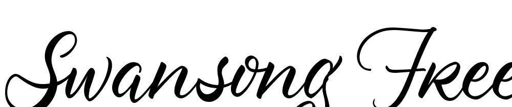 Swansong FREE font family download free