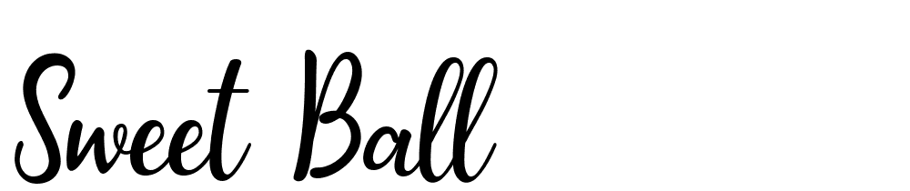 Sweet Ball font family download free