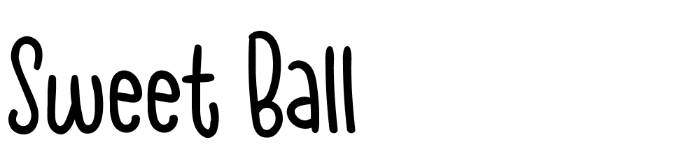 Sweet-Ball font family download free