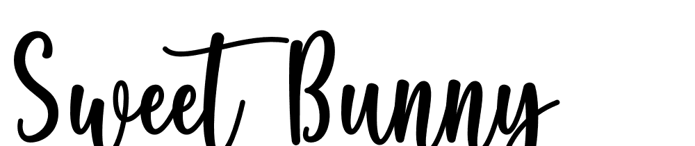 Sweet-Bunny font family download free