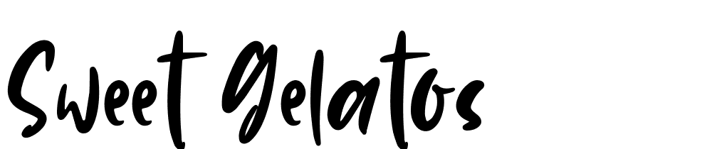 Sweet-Gelatos font family download free