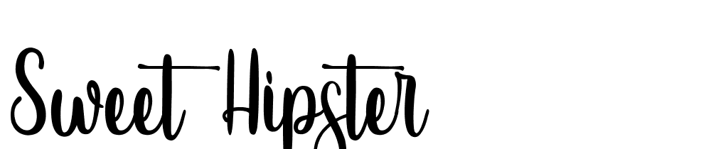 Sweet-Hipster font family download free