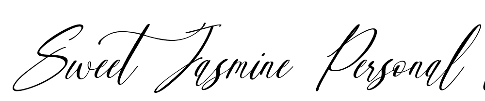 Sweet-Jasmine-Personal-Use font family download free