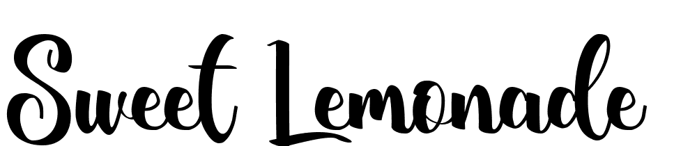 Sweet-Lemonade font family download free