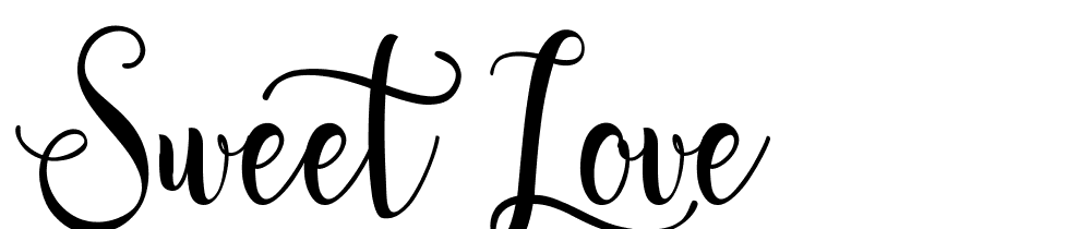 Sweet-Love font family download free