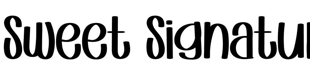 sweet_signature_2 font family download free