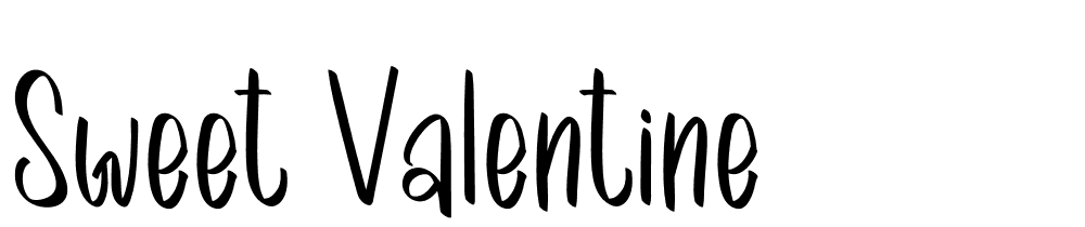 Sweet-Valentine font family download free