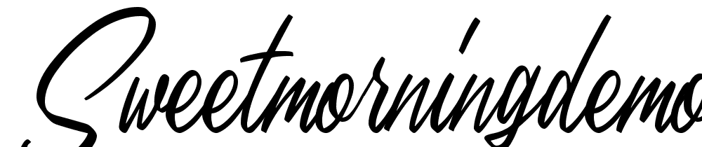 SweetMorningDEMO-Regular font family download free