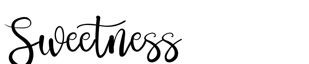 Sweetness font family download free