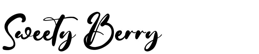 Sweety Berry font family download free