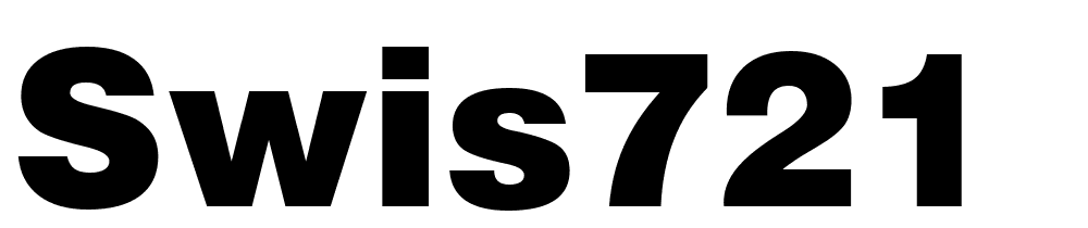 Swis721-Blk-BT-Black font family download free