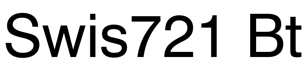 swis721-bt font family download free