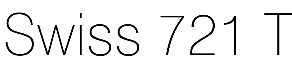 Swiss-721-Thin-BT font family download free