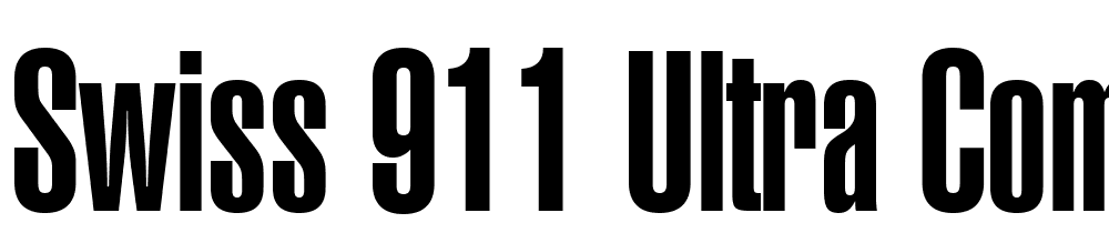 Swiss-911-Ultra-Compressed-BT font family download free