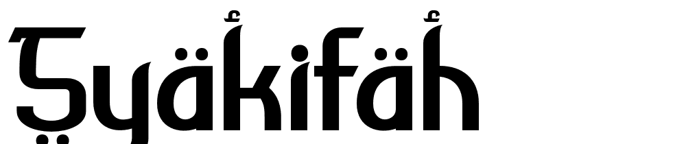 syakifah font family download free