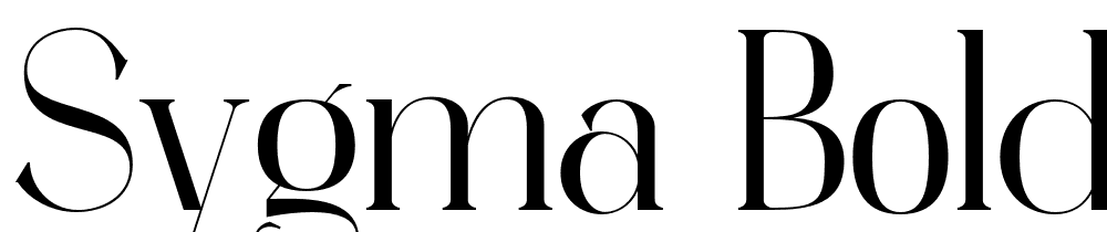 Sygma-Bold font family download free