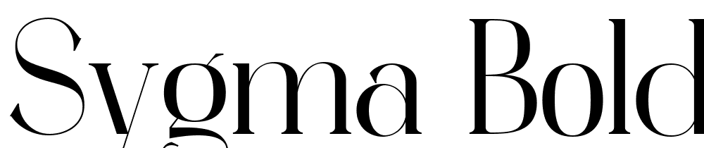 Sygma-Bold font family download free