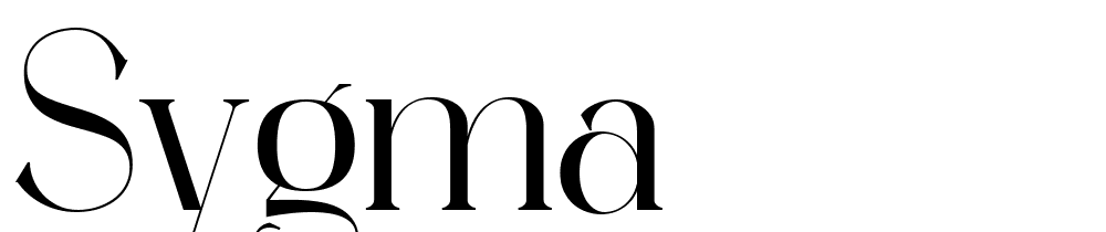 Sygma font family download free