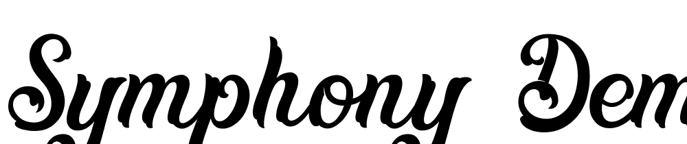 Symphony-Demo-Regular font family download free