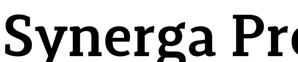 Synerga Pro font family download free