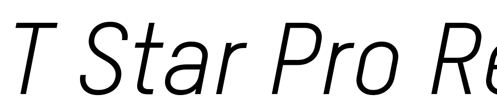 T-Star-Pro-Regular-Italic font family download free