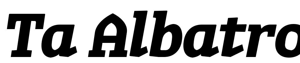 Ta Albatross font family download free