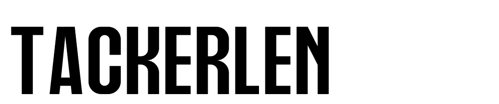 TACKERLEN font family download free