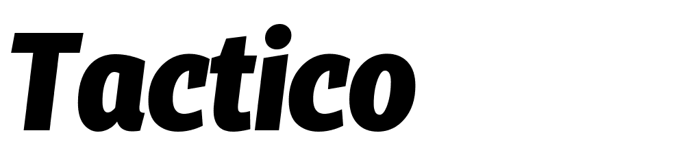 Tactico font family download free