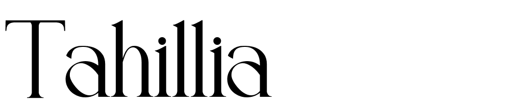 tahillia font family download free