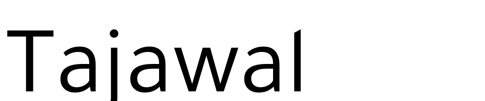 Tajawal font family download free