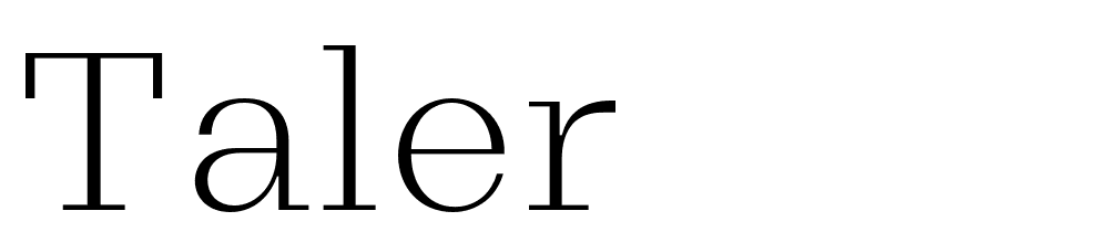 Taler font family download free