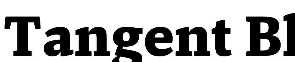 Tangent-Black font family download free