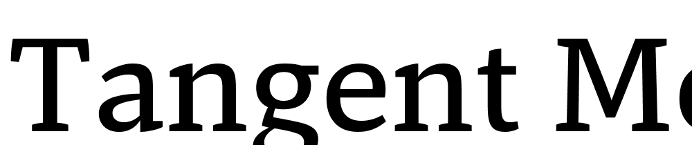 Tangent-Medium font family download free