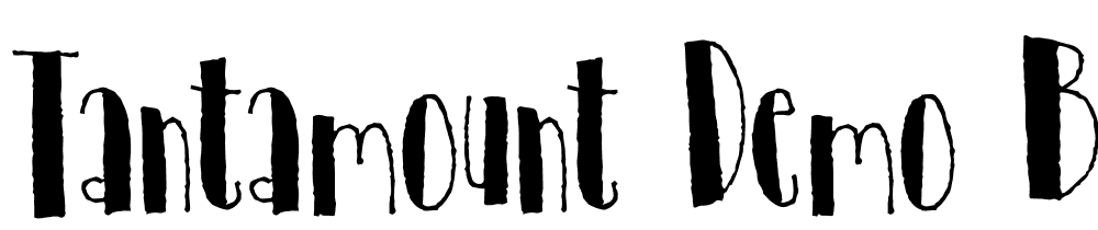 Tantamount-DEMO-Black font family download free