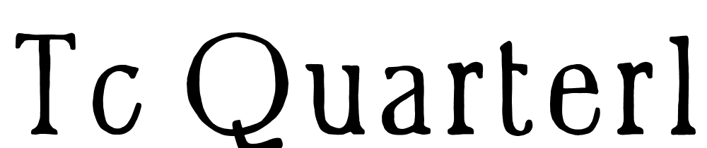 Tc Quarterly font family download free