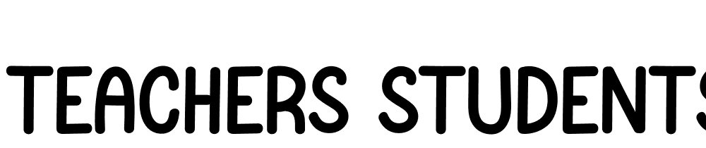 Teachers Students font family download free