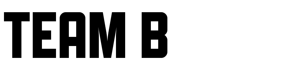 Team B font family download free