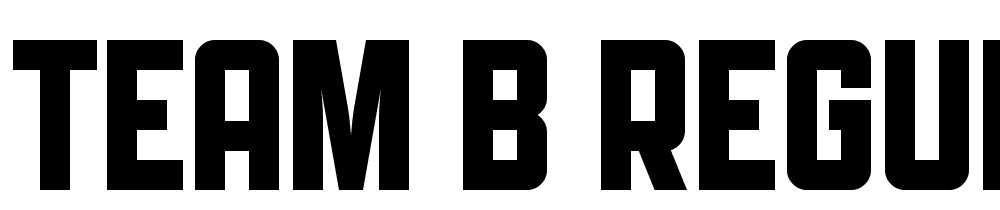 Team-B-Regular font family download free