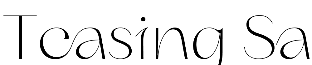 Teasing-Sans-Regular font family download free