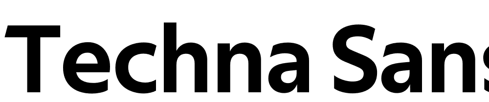 techna-sans font family download free