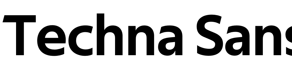 techna-sans font family download free