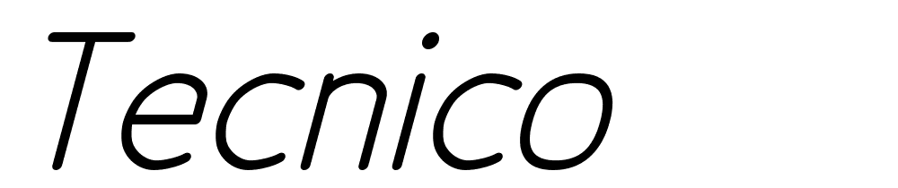 tecnico font family download free