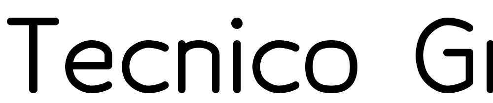 Tecnico-Grueso font family download free